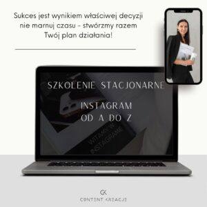 SZKOLENIE INSTAGRAM OD A DO Z + STRATEGIA